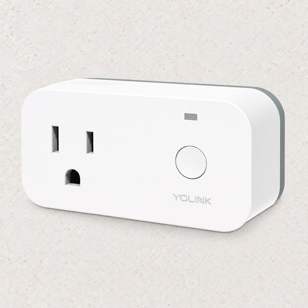 YoLink Smart Plug with Power Monitoring — product-only photograph