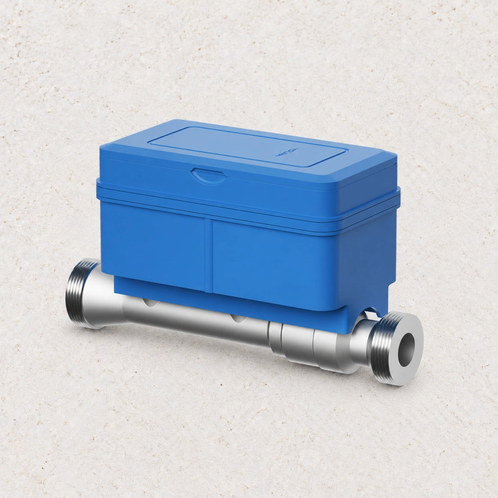 YoLink FlowSmart All-in-One Water Meter & Shutoff — product-only photograph