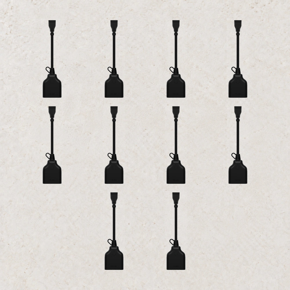 YoLink Outdoor Energy Plug, 10-Pack — arranged main components