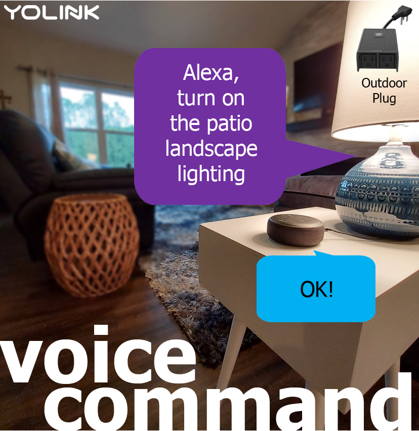 YoLink Smart Outdoor Plug Works with Alexa, Google Assistant, and IFTTT, YoLink Hub Required - YoLink