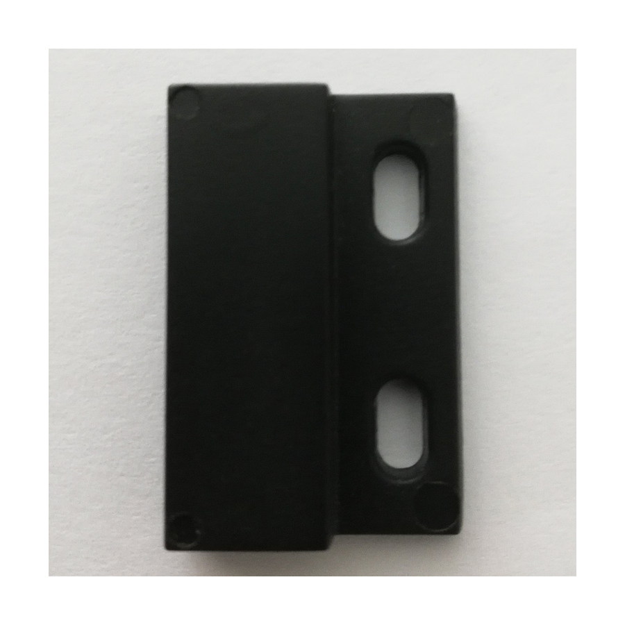 A Magnet for YoLink Indoor & Outdoor Contact Sensor (1 Pack) - YoLink — black magnet and mounting slots on original photographic background