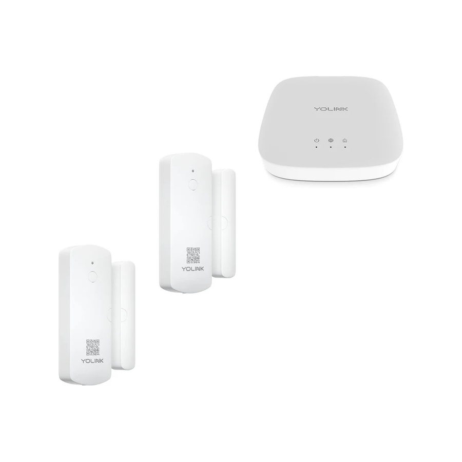 Door Sensor 2-Pack & Hub Starter Kit