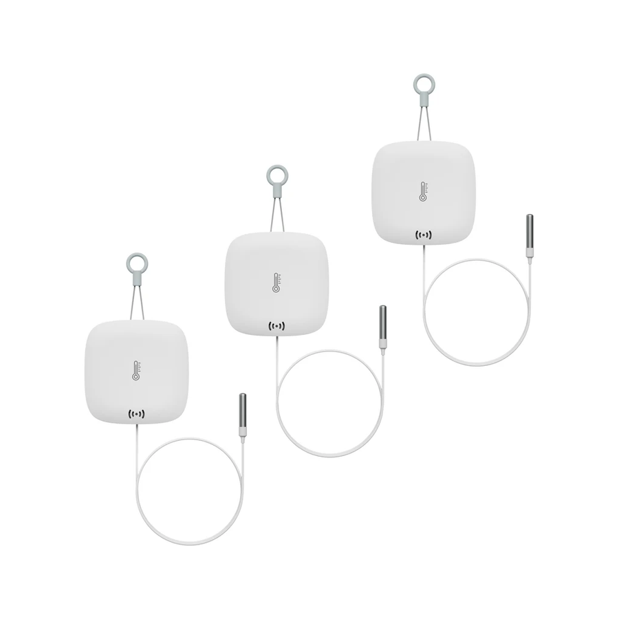 Weatherproof Temperature Sensor w/Probe 3-Pack