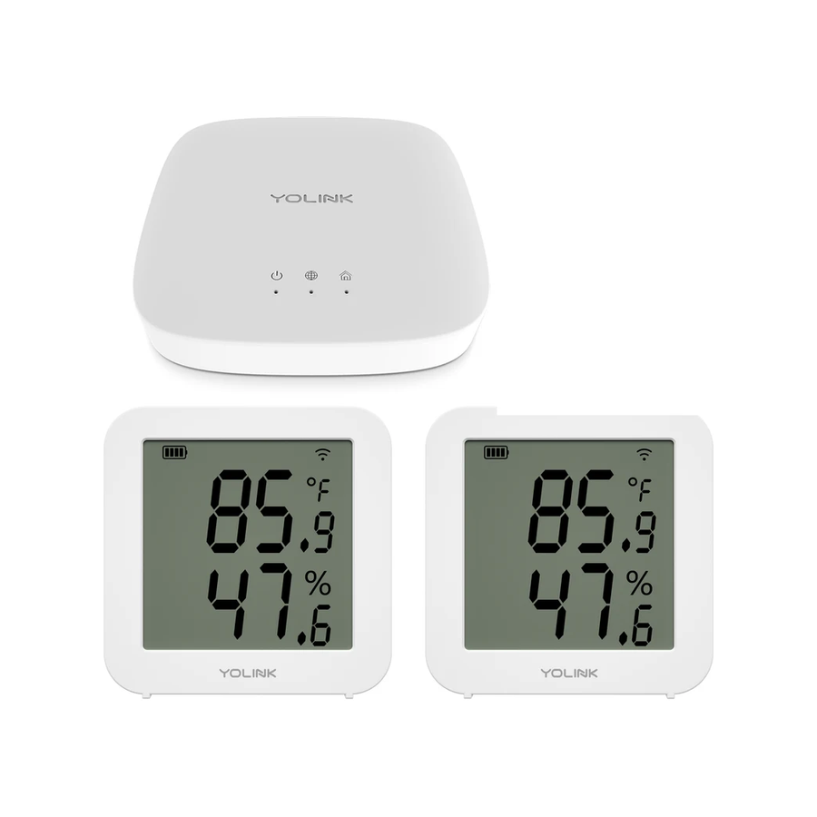 Two X3 Temperature & Humidity Sensors & Hub Starter Kit