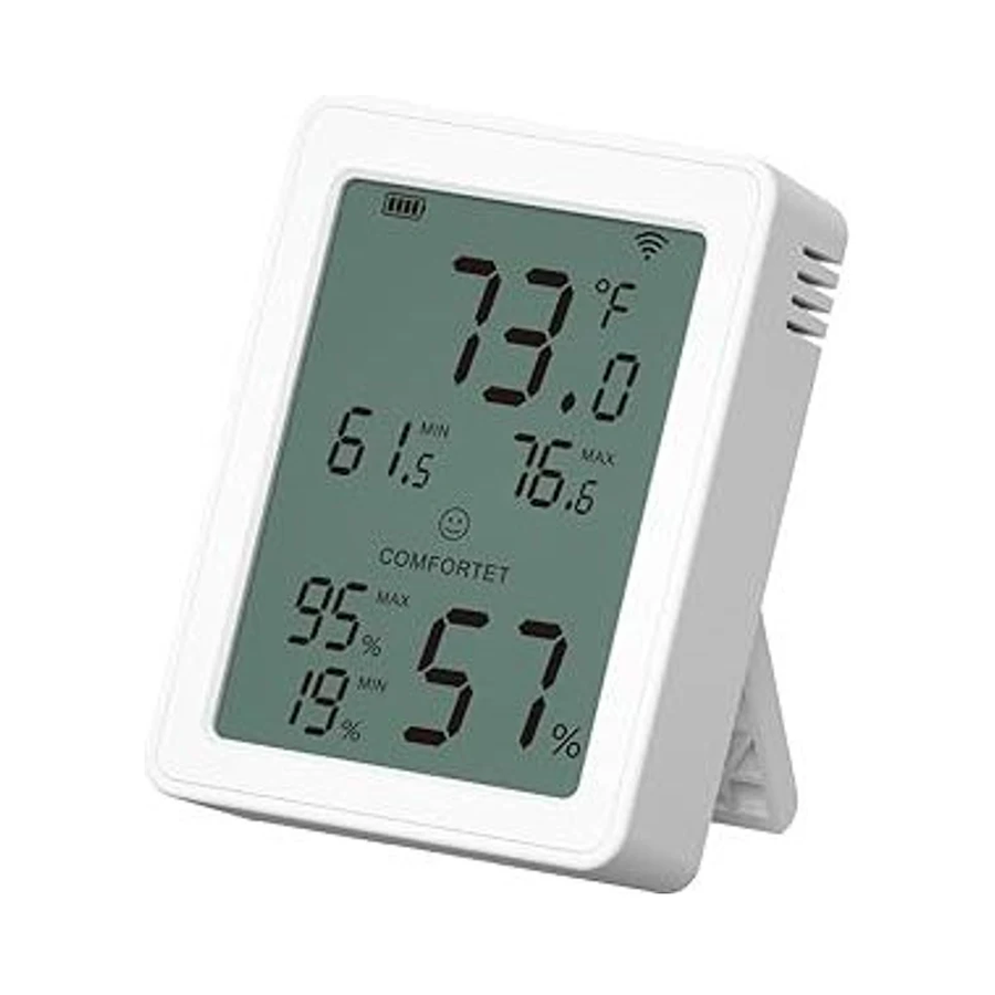 YoLink Indoor Hygrometer Thermometer YS8023 with Comfort Level Display, Max/Min Tracking, LoRa Technology, 180-Day Cloud Storage & 5-Year Battery Life, Alexa/IFTTT Compatible-