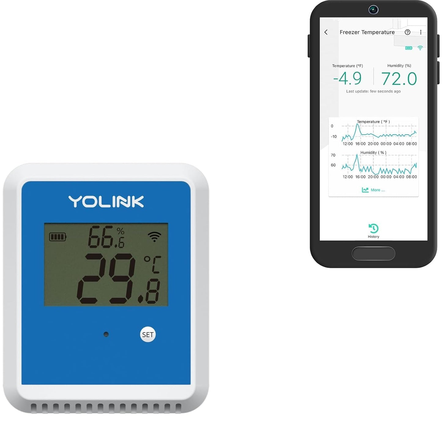 Sidewalk Outdoor Temperature & Humidity Sensor, Amazon Sidewalk Gateway Required