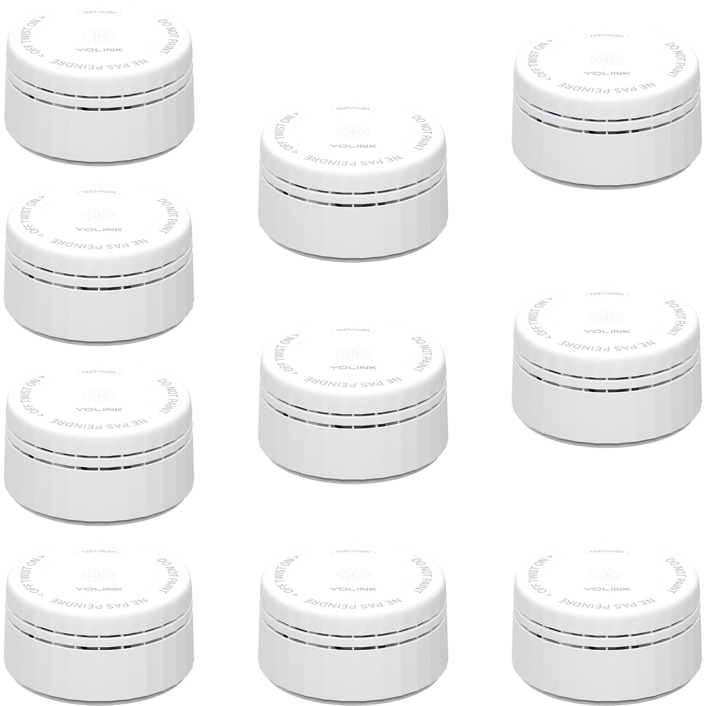Photoelectric Smoke Alarm 10-Pack