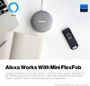 Mini FlexFob – Compact 2-Button Fob with Rechargeable Type C Battery, Long-Range 1/4 Mile Hub Connection, Compatible with Alexa & IFTTT, Smart Control for YoLink Devices