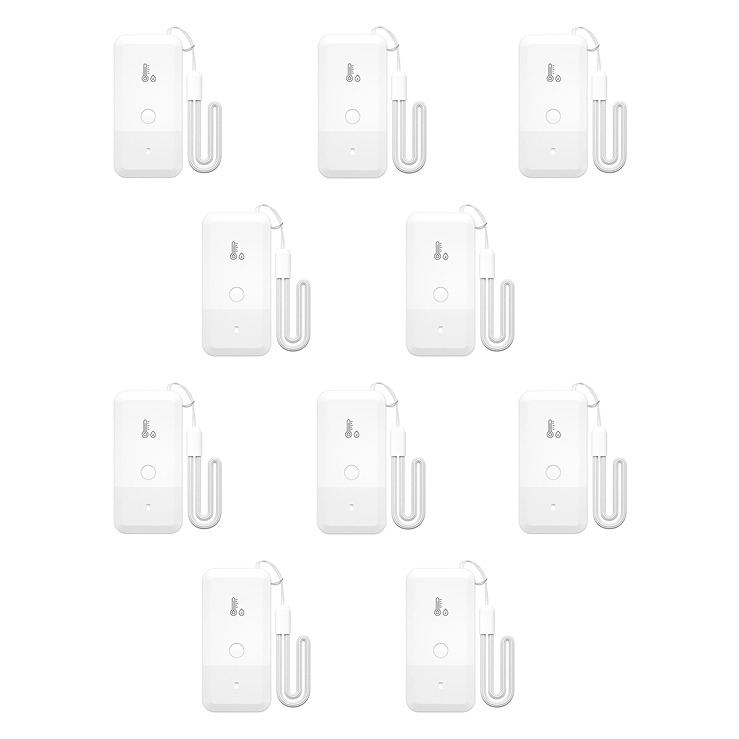 10-pack of smart wireless thermometer hygrometers.