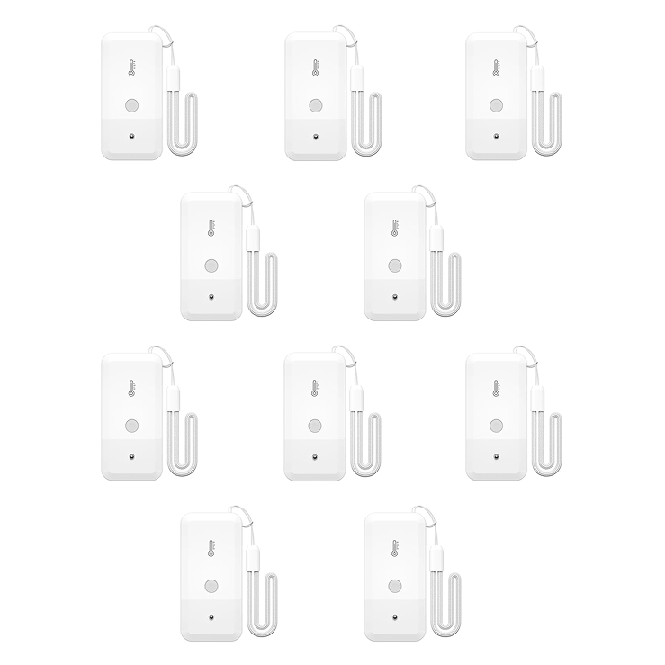 10-pack of smart wireless thermometers.