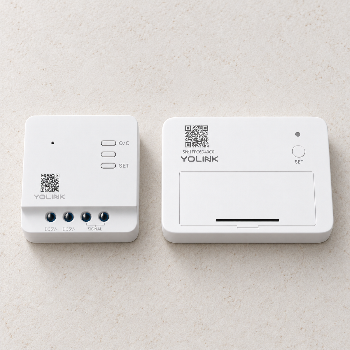 YoLink Garage Door Kit 1 — arranged main components