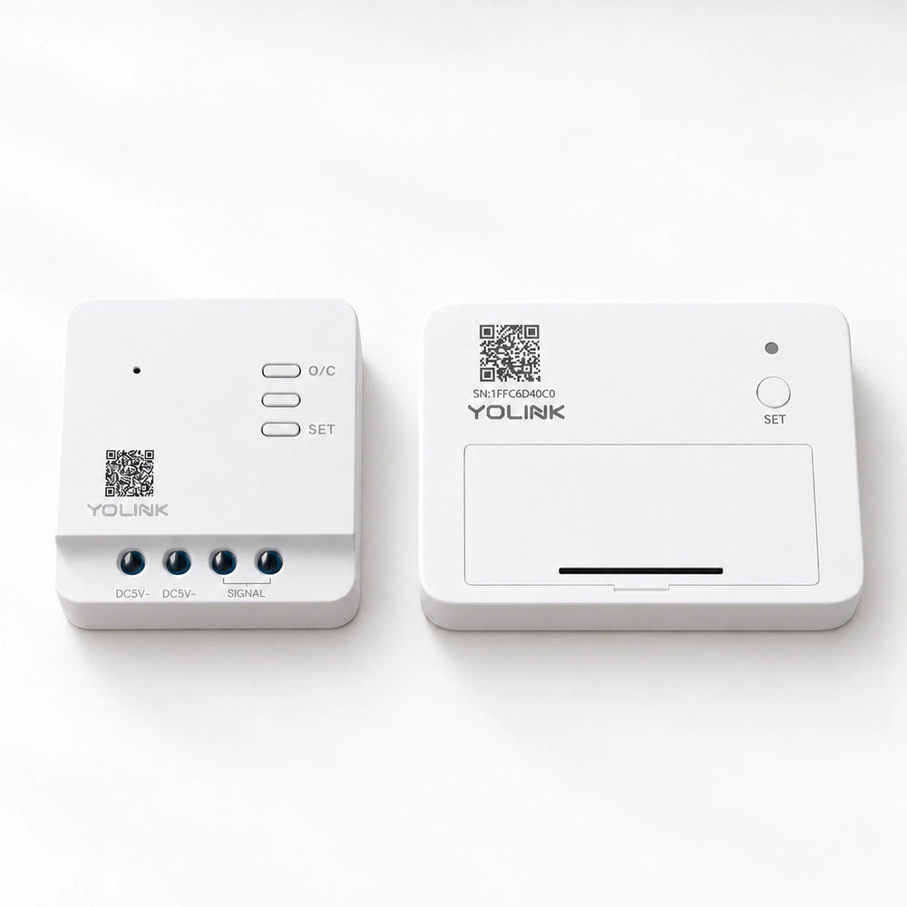YoLink Garage Door Kit 1 — arranged main components