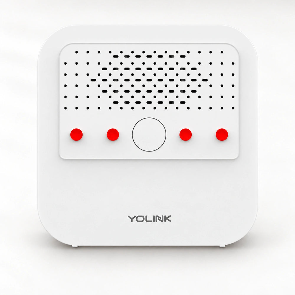 YoLink Indoor Siren Alarm — product-only photograph