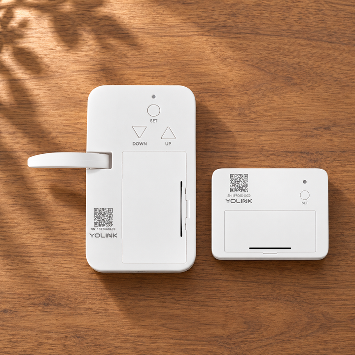 YoLink Garage Door Kit 2 — arranged main components