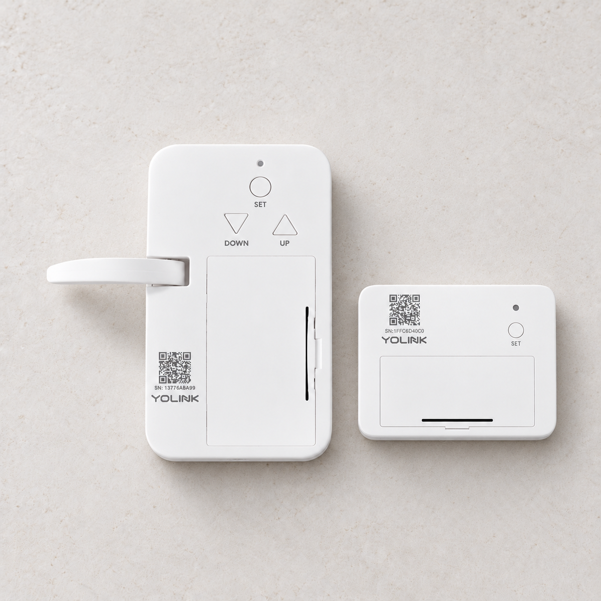 YoLink Garage Door Kit 2 — arranged main components