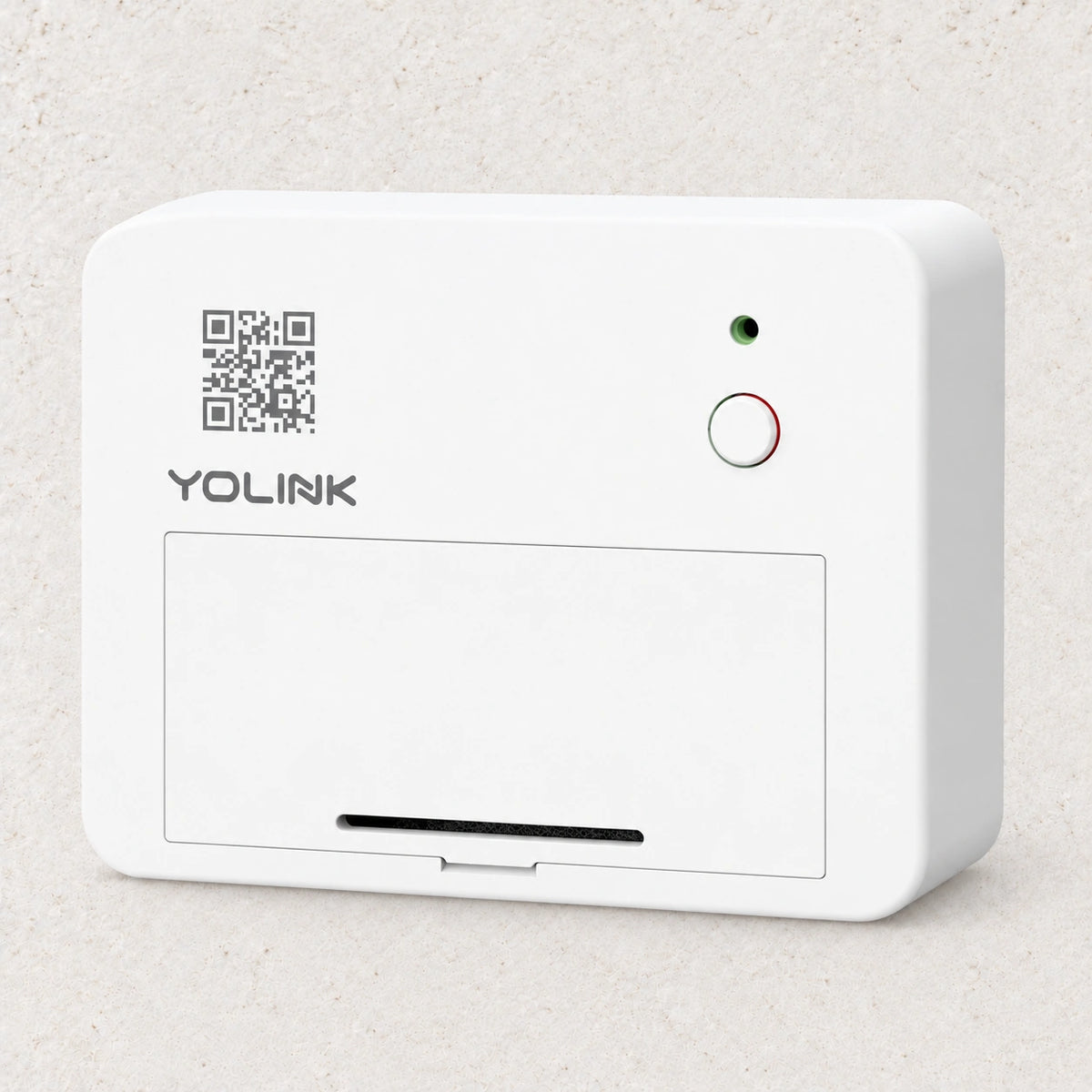 YoLink Vibration Sensor — arranged product-only photograph on a subtle white textured surface