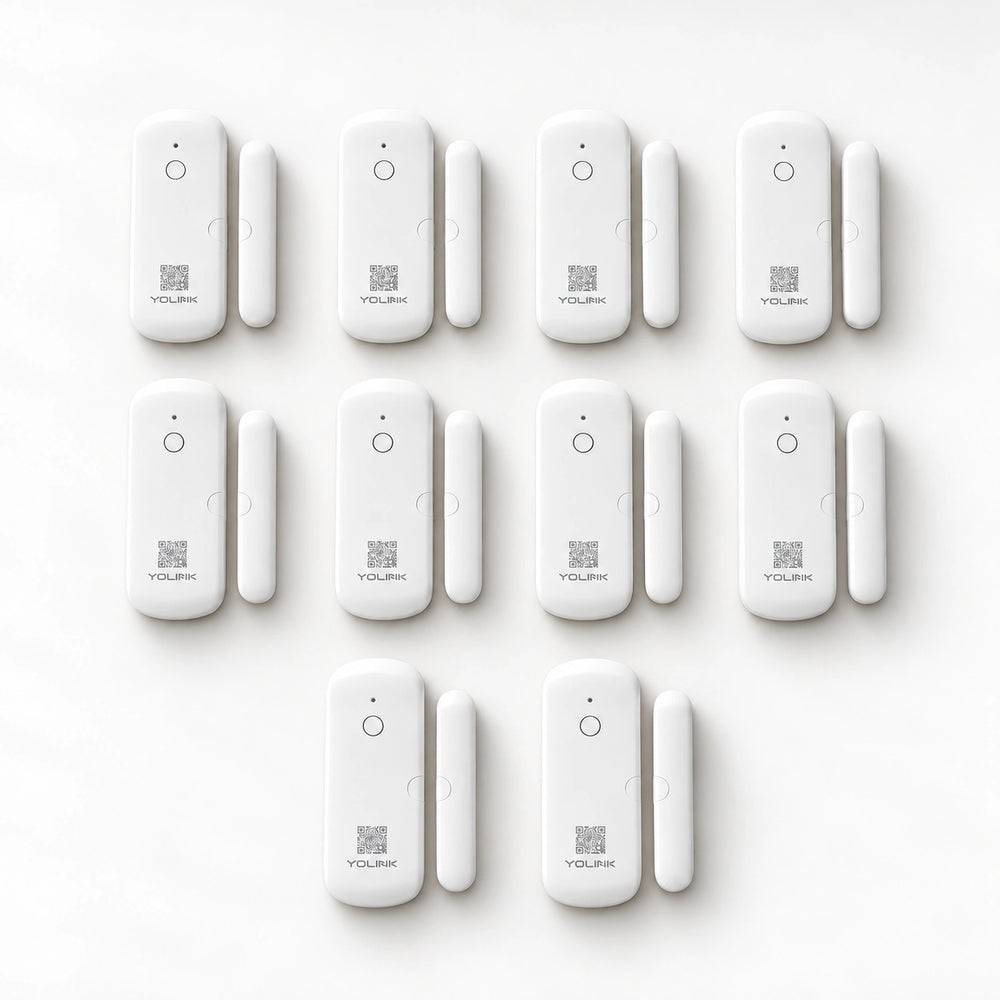YoLink Door Sensor, 10-Pack — arranged main components