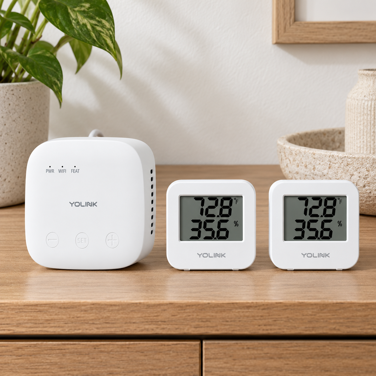 YoLink Temperature & Humidity Sensor Starter Kit — representative natural-use view