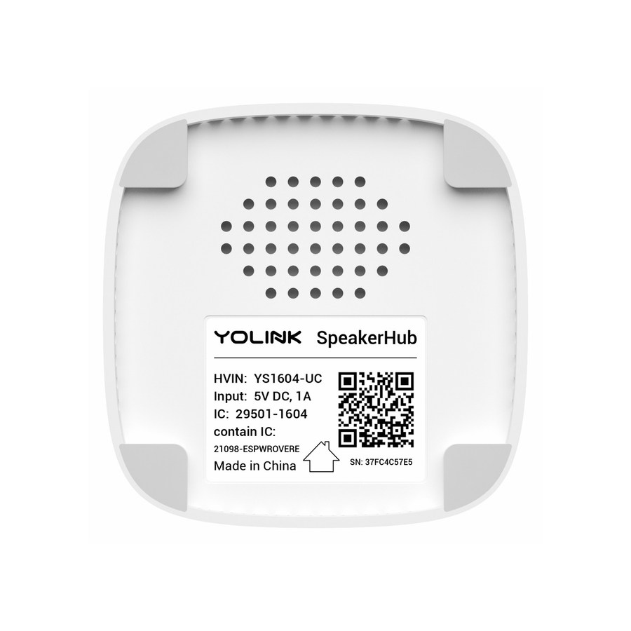 YS1604 — Speaker underside; original company-library component view