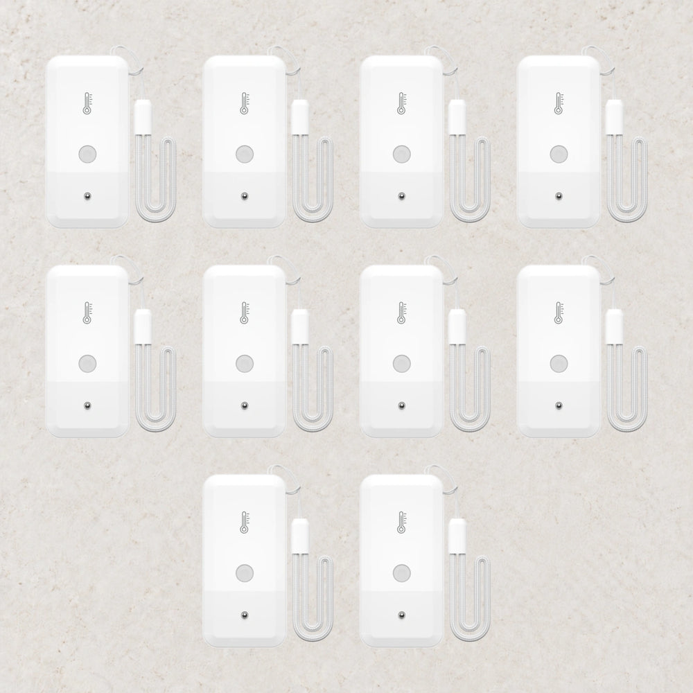 YoLink Temperature Sensor YS8017, 10-Pack — arranged main components