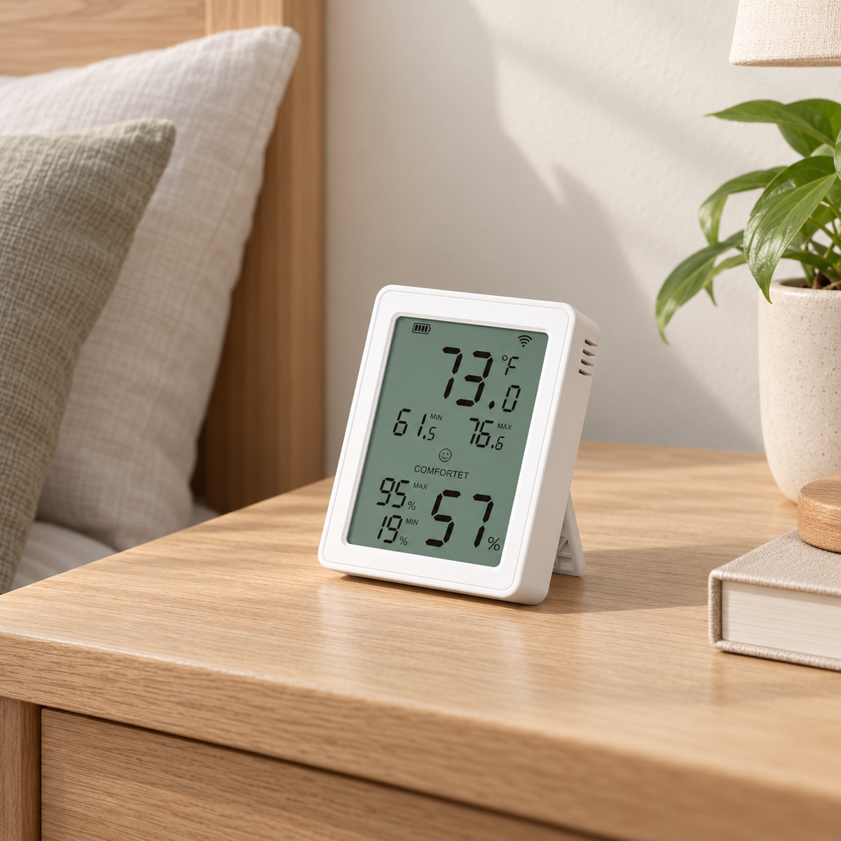 YoLink Indoor Hygrometer Thermometer YS8023, 10-Pack — representative natural-use view