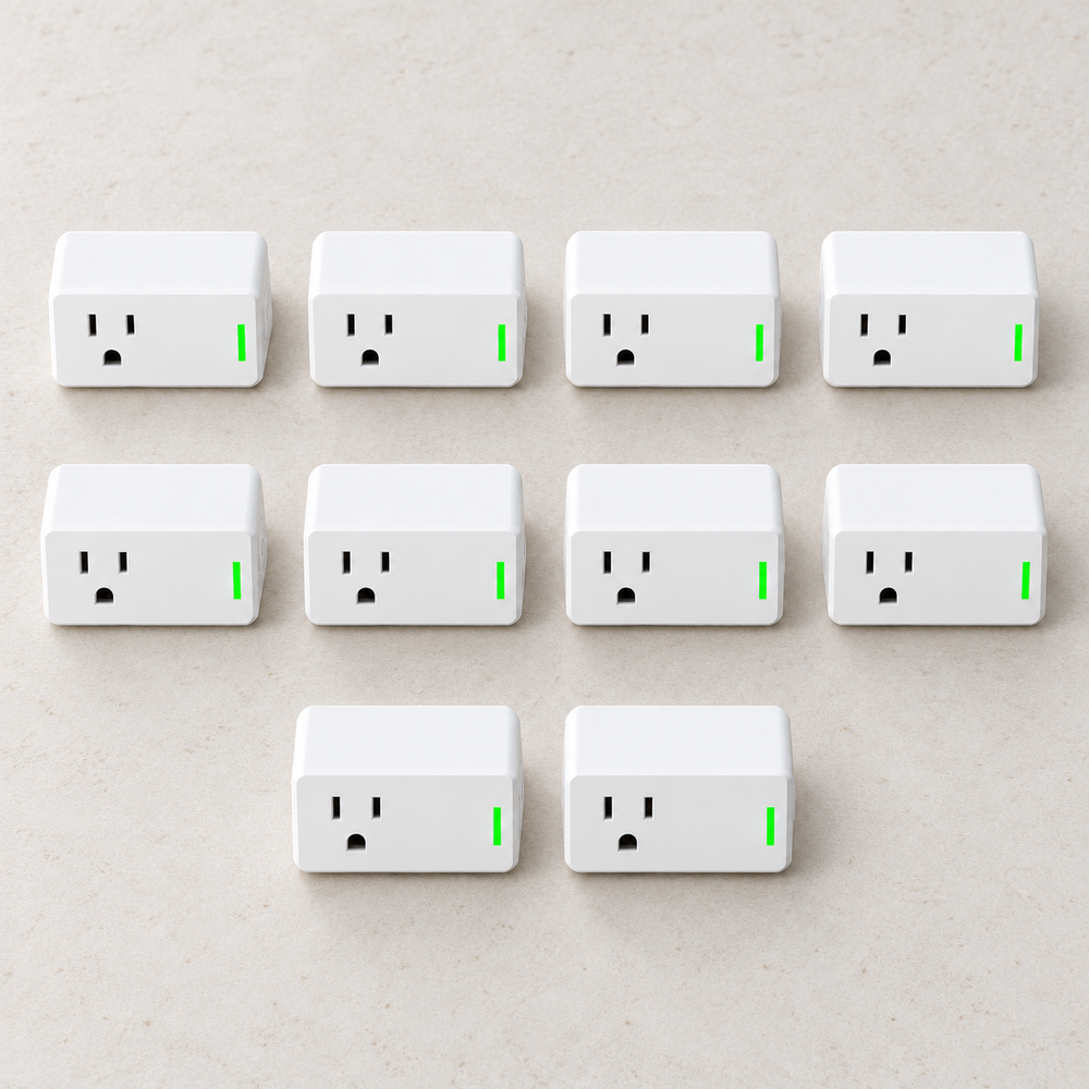 YoLink Energy Plug, 15A, 10-Pack — arranged main components