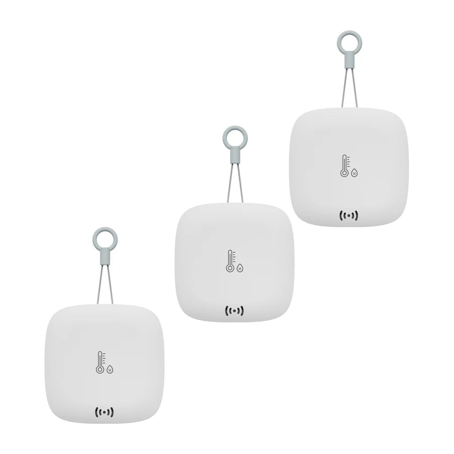 Weatherproof Temperature and Humidity Sensor 3-Pack