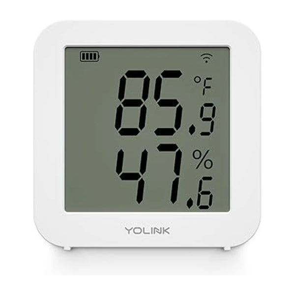 Smart Indoor Hygrometer Thermometer, 2-Year Data Storage Export, Advanced Offline Storage, LoRa Tech, App Push, Email, SMS