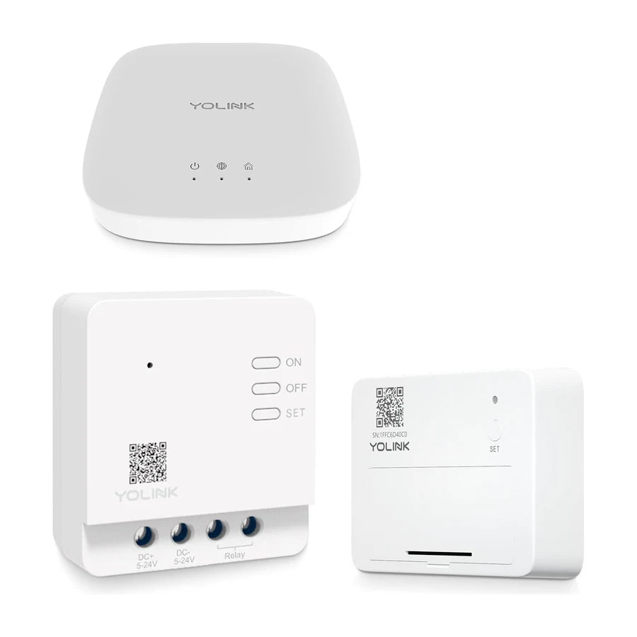 Smart Garage Door Kit 1 - Garage Door Controller, Door Sensor, YoLink Hub