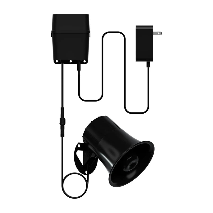 Outdoor Alarm Controller 2 w/130dB Siren, 12VDC Power Supply (Required)