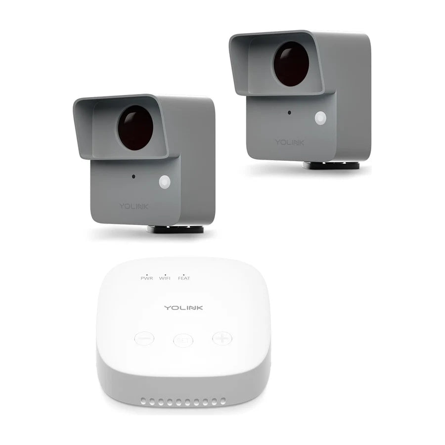 SpeakerHub & Two Outdoor Motion Sensor Smart Home Starter Kit