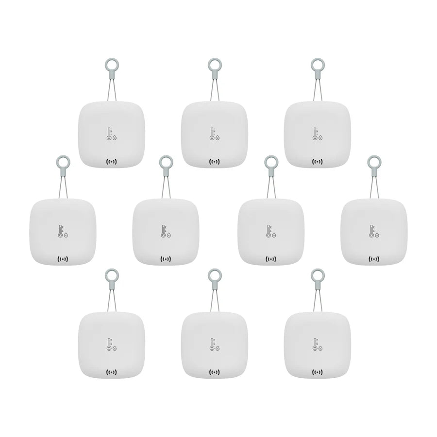 Weatherproof Temperature and Humidity Sensor 10-Pack