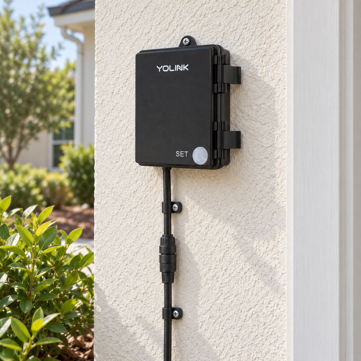 YoLink Outdoor Relay & Alarm Controller Only in a natural home setting
