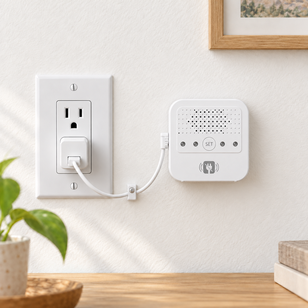 YoLink Power Fail Alarm in a natural home setting
