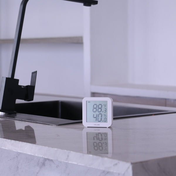 YoLink X3 Temperature & Humidity Sensor in a natural home setting