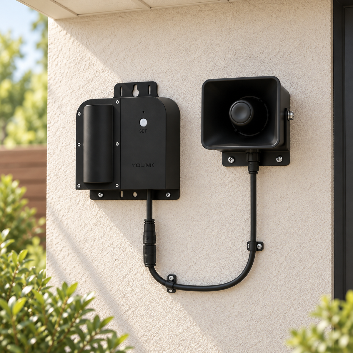 YoLink X3 Outdoor Alarm Controller Only in a natural home setting