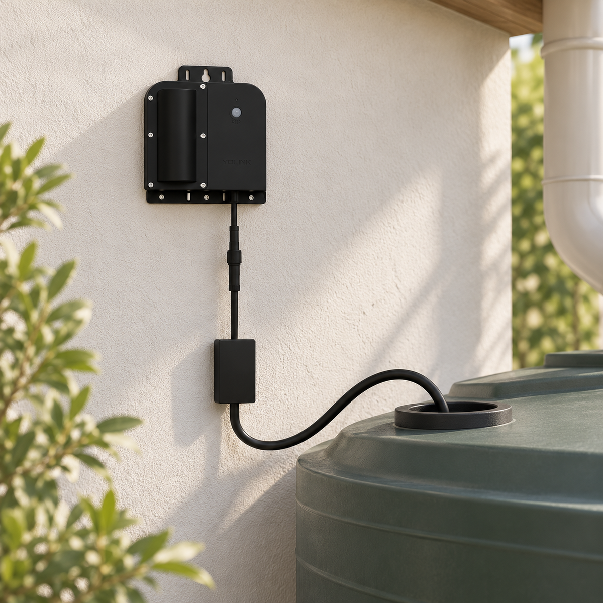 YoLink Water Depth Sensor, 32-Foot in a natural home setting