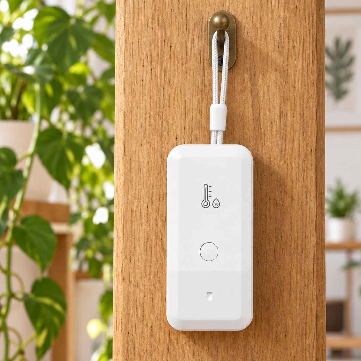 YoLink Temperature & Humidity Sensor YS8007 in a natural installed setting