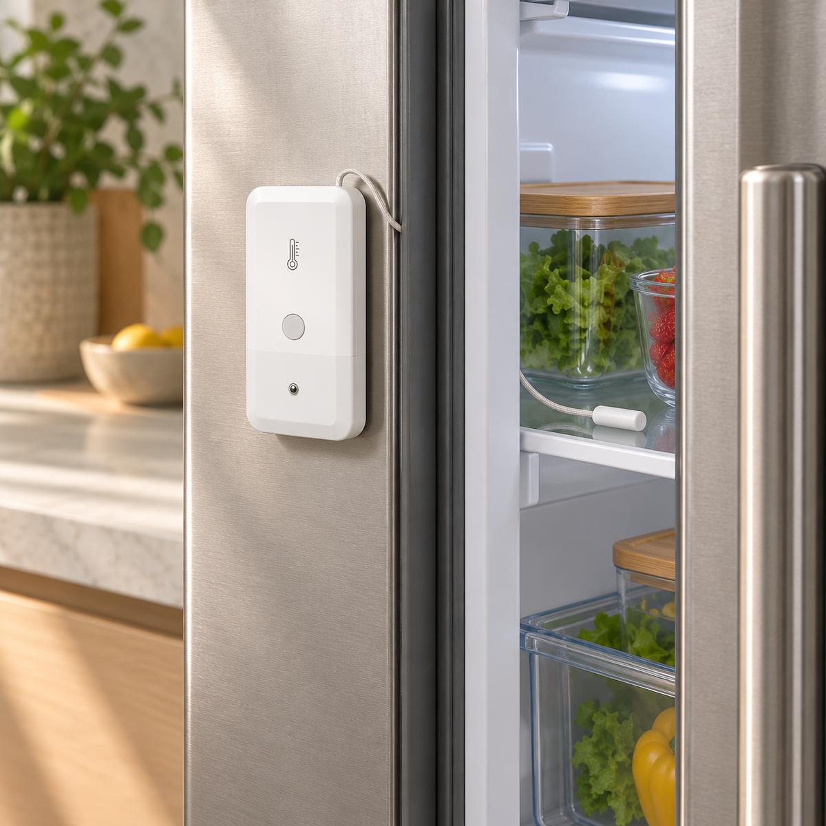 YoLink Temperature Sensor YS8017 in a natural home setting