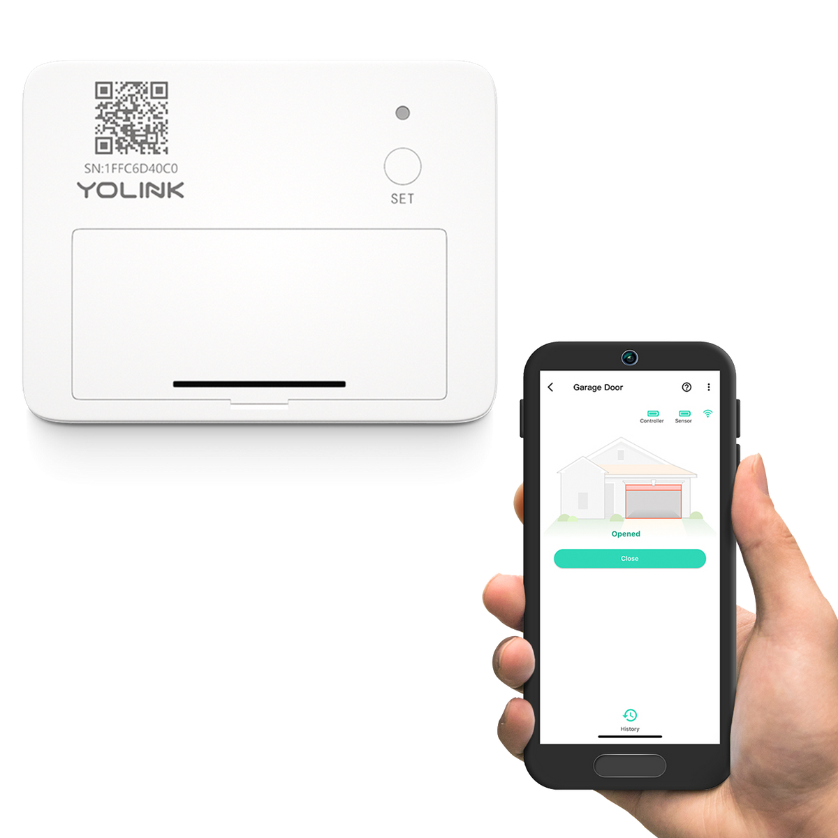 Garage Door Sensor, YoLink Hub Required
