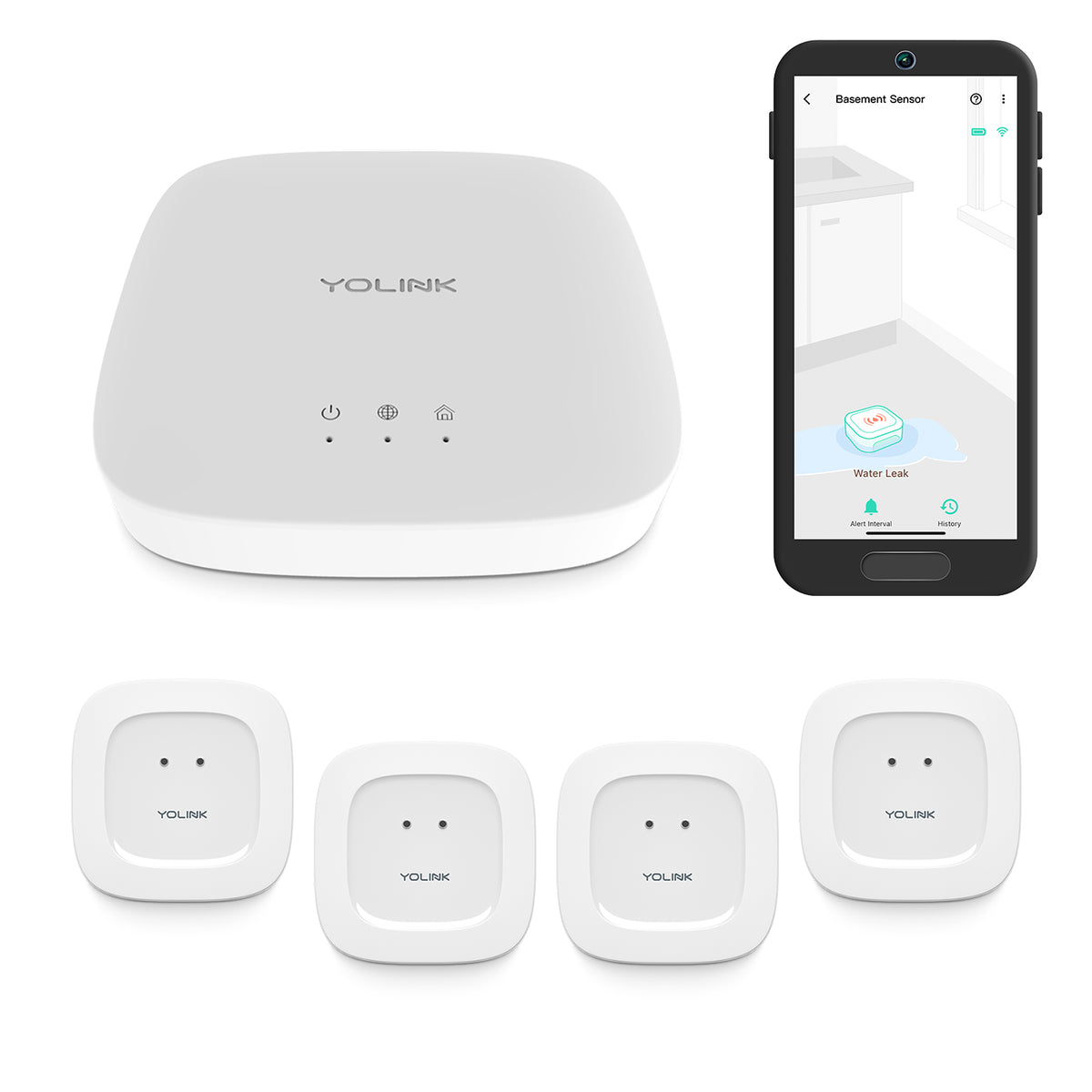 YoLink Smart Water Leak Sensor