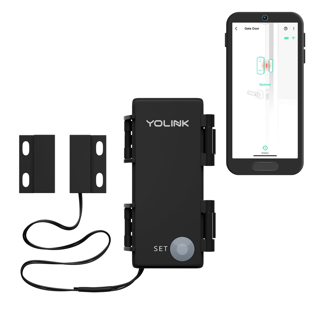 Indoor/Outdoor Door/Gate Universal Dry-Contact Sensor, Hub REQUIRED - YoLink