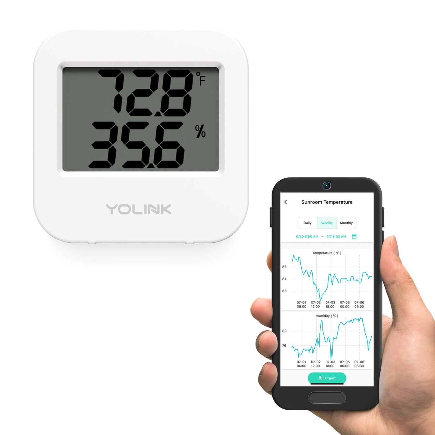 Multi-Sensor Thermometer with 3 Temperature Sensors