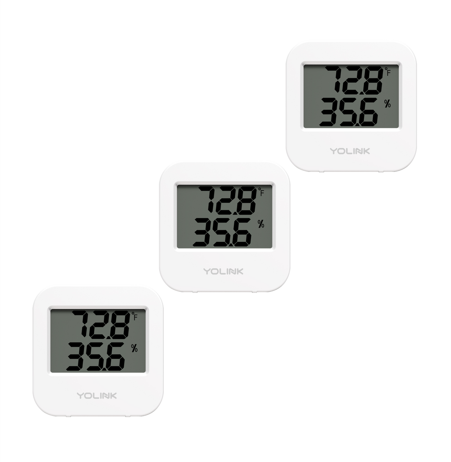 Temperature & Humidity Sensor 3-Pack, Hub Required!