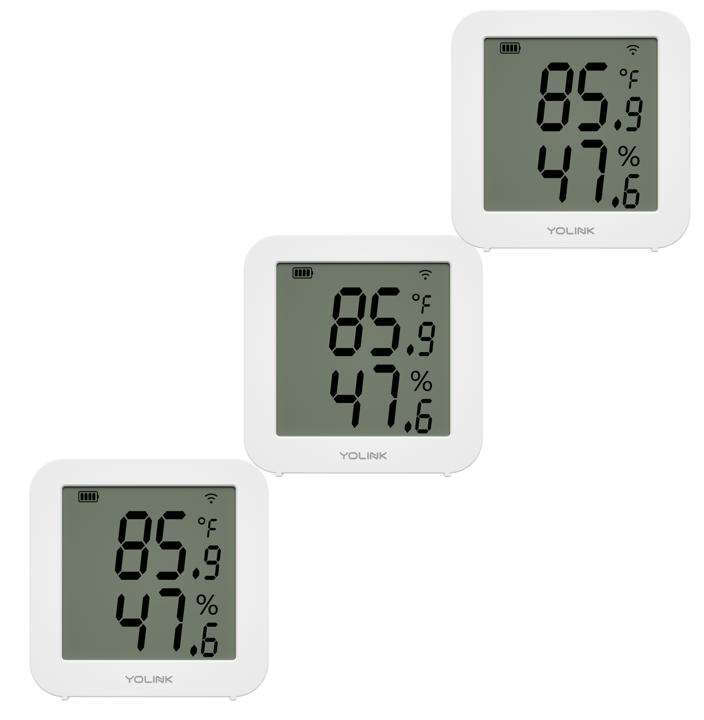 X3 Series Temperature & Humidity Sensor 3-Pack, Hub Required!