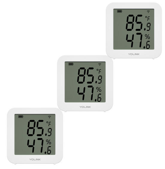 X3 Series Temperature & Humidity Sensor 3-Pack, Hub Required!