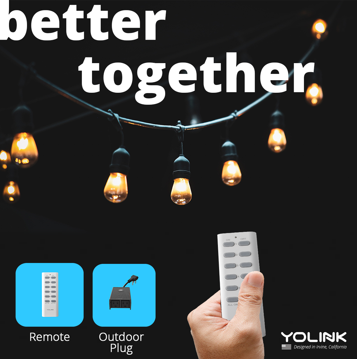 YoLink Remote 500 Feet Smart Remote Controller - YoLink