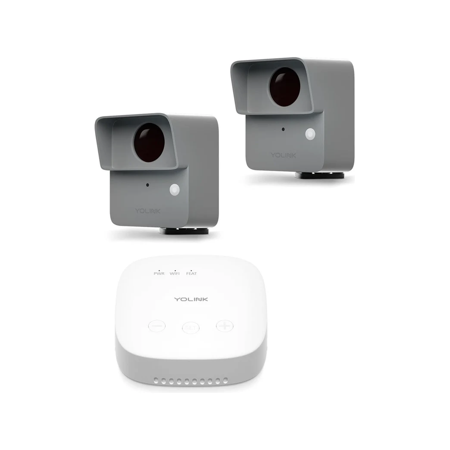 SpeakerHub & Two Outdoor Motion Sensor Smart Home Starter Kit