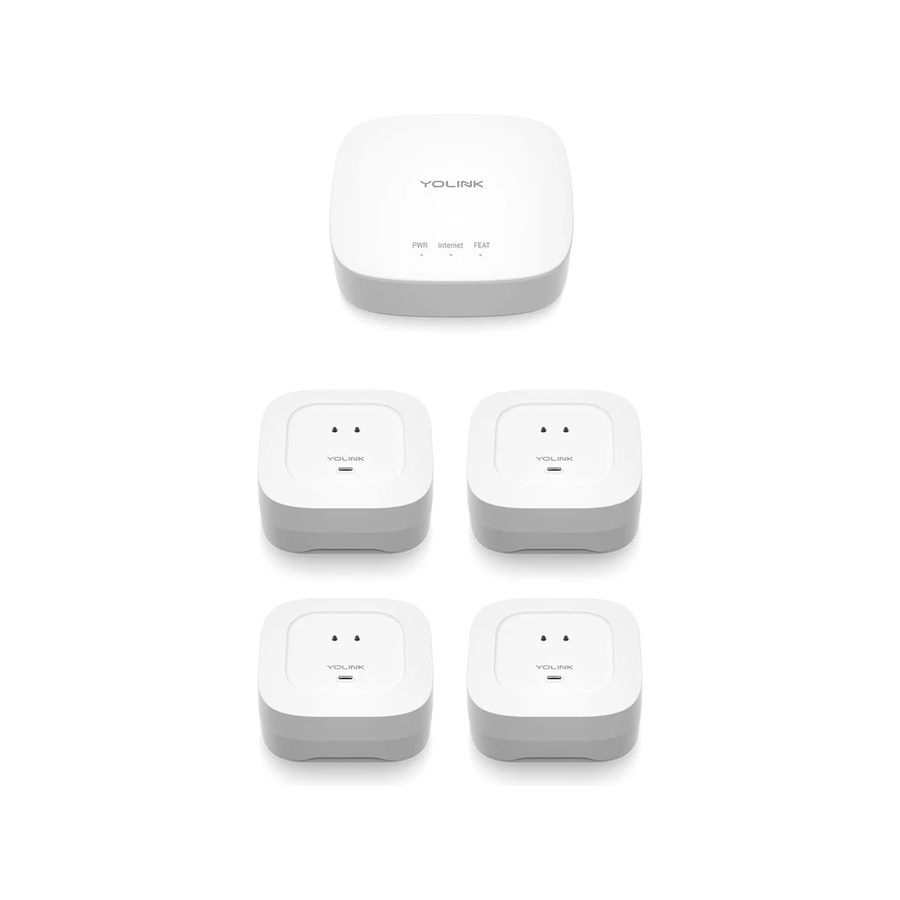 Water Leak Detection Starter Kit: Hub & Four Water Leak Sensors 4