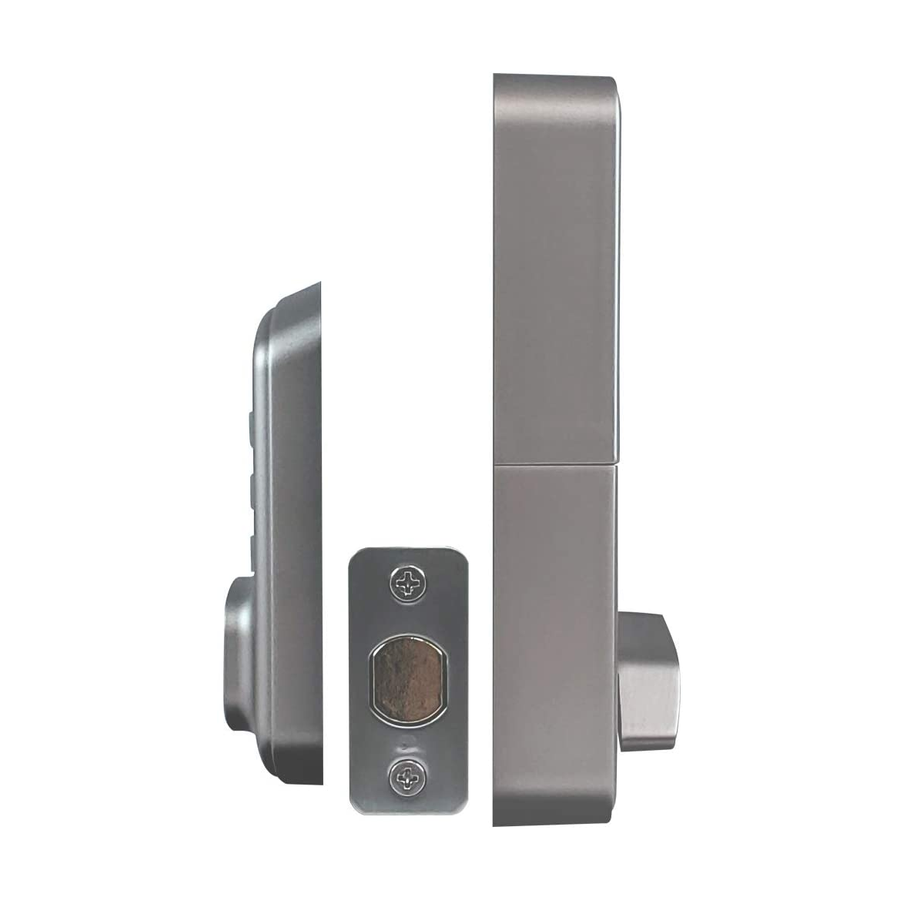 YoLink Smart Lock M1 - YoLink Hub Required - YoLink — lock side latch and mounting detail